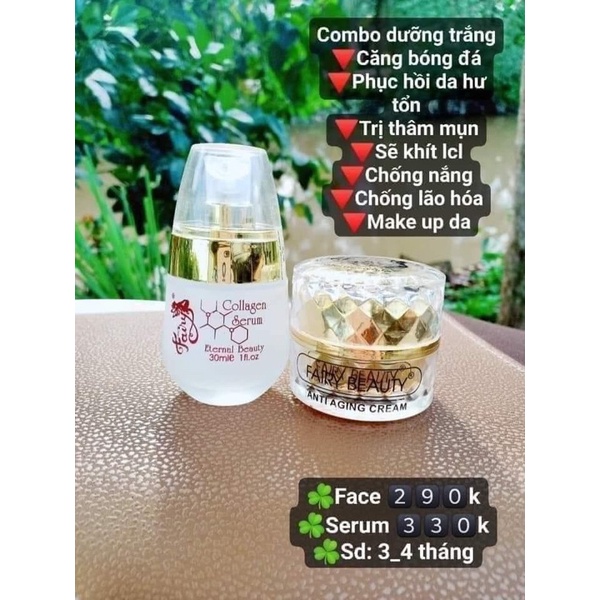 𝗖𝗢𝗠𝗕𝗢 𝗙𝗔𝗖𝗘 𝗖𝗔𝗢 𝗖𝗔̂́𝗣 𝗙𝗔𝗜.𝗥𝗬 [ Serum colagen + kem face colagen]