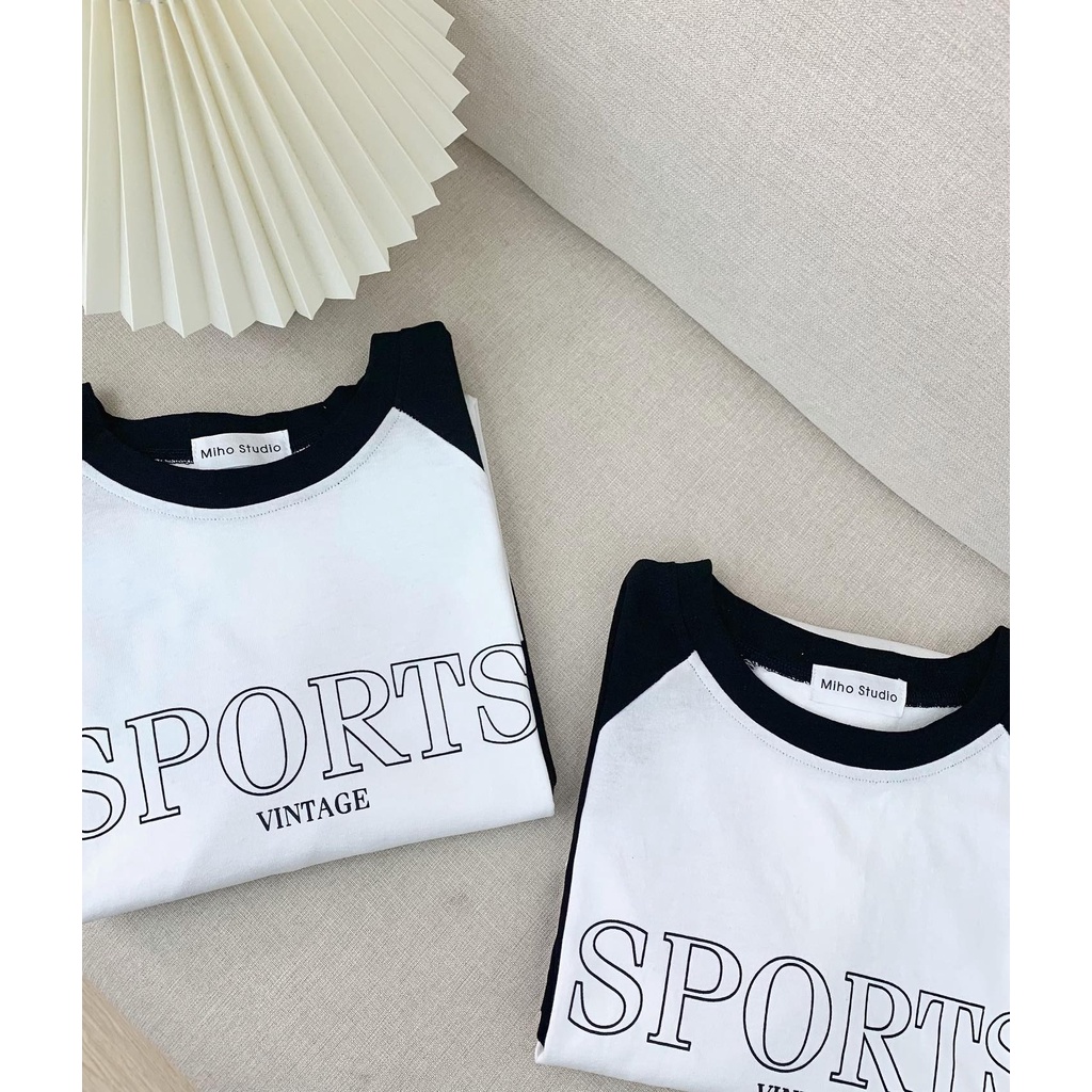 Áo thun dài tay RAGLAN SPORT thời trang Miho house