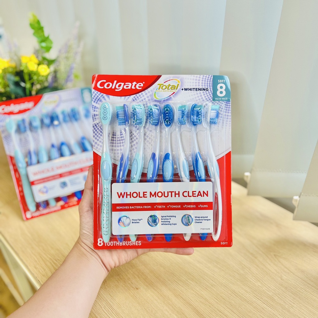 (LẺ 1 CÂY) BÀN CHẢI ĐÁNH RĂNG COLGATE MỸ MỀM ÊM, SẠCH MẢNG BÁM