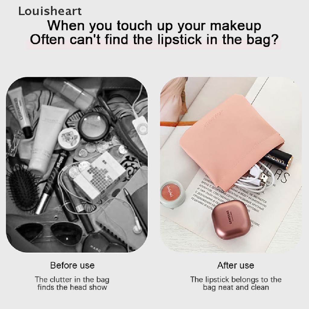 Ví Da Louisheart Mini Mềm Mại Đựng Tiền / Thẻ Tiện Dụng Cho Nữ