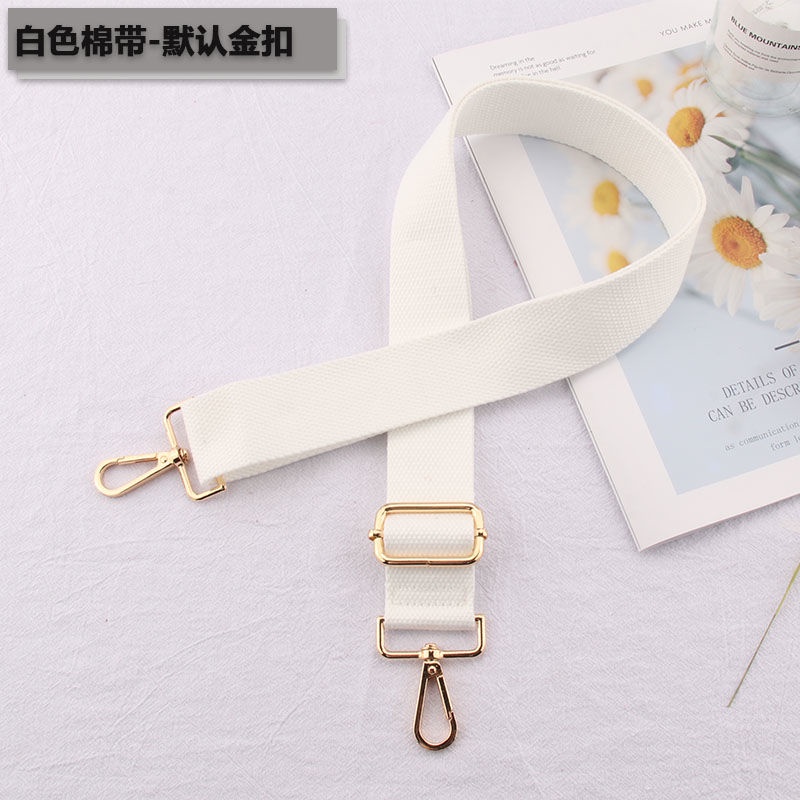 Dây Đeo Túi Xách Bằng Vải Canvas Bản Rộng 3.8cm Màu Sắc Trơn Tùy Chỉnh Thời Trang Unisex