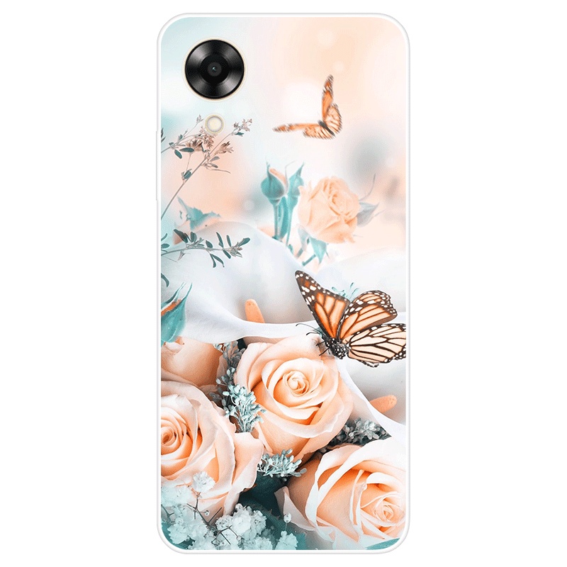 Ốp Điện Thoại TPU Dẻo Họa Tiết Hoạt Hình Dễ Thương Cho OPPO A17k OPPOA17k A 17K