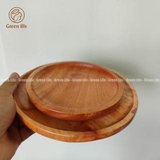 Đĩa gỗ Xà Cừ tròn size lớn