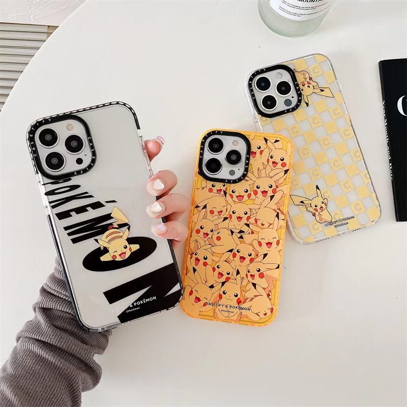 Ốp Điện Thoại In Hình Pikachu Cho iPhone 14 13 12 11 Pro MAX X XS MAX XR