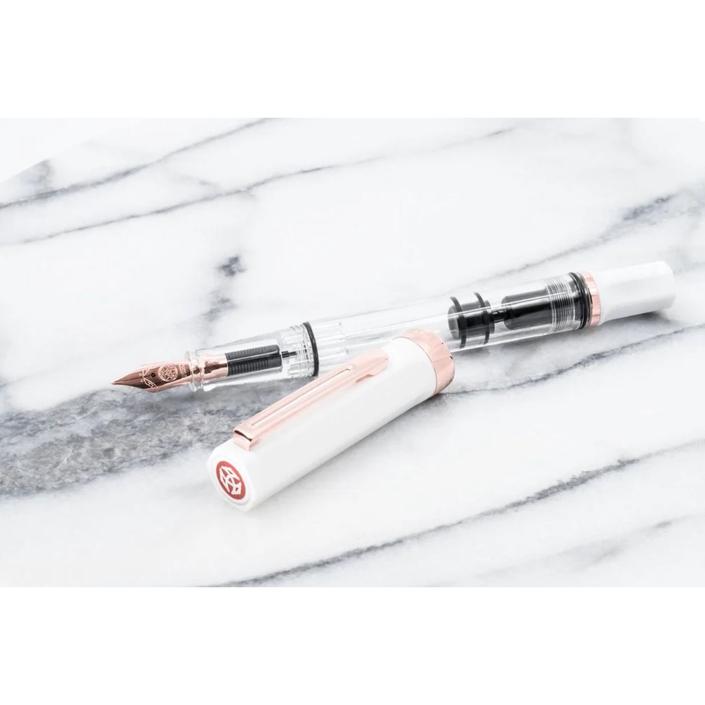 - BÚT MÁY TWSBI ECO, WHITE ROSE GOLD