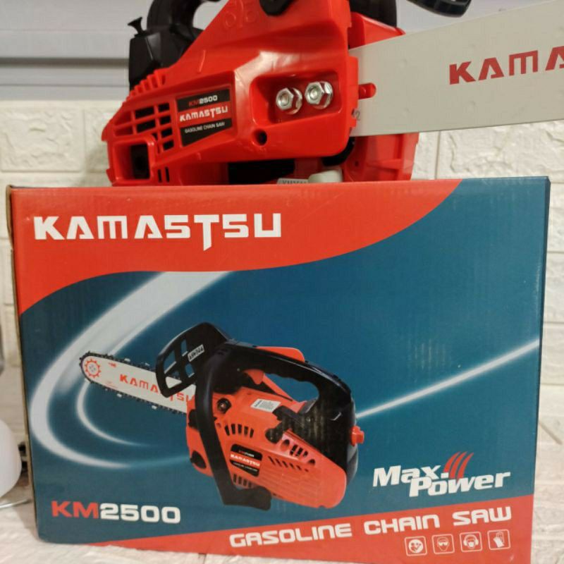 Máy cưa xích chạy xăng mini KAMASTSU- CHẤT LƯỢNG TUYỆT ĐỐI.tốc độ 3000 vòng/phút