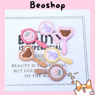 Charm gương hình cute nguyên liệu trang trí điện thoại, DIY