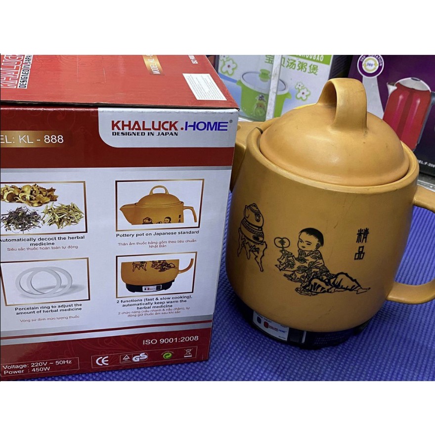 Siêu Sắc Thuốc Điện Khaluck.home KL-888 Dung tích 3.3L- Hàng chính hãng