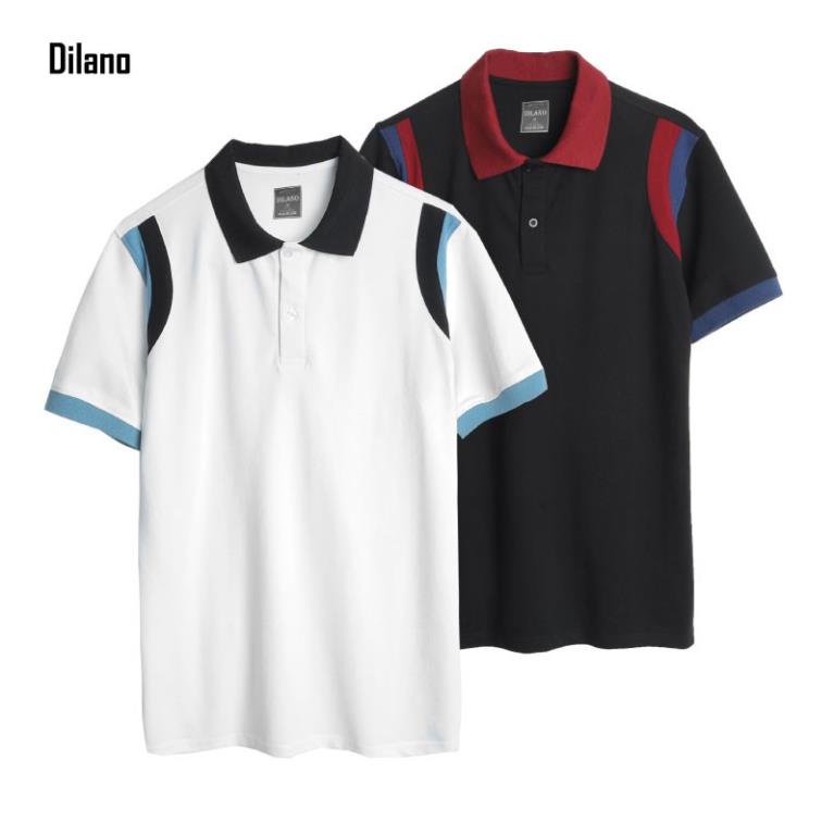 Áo Thun Polo nam bẻ cổ, size đến 85KG, bo ống tay áo, chất liệu 100% Cotton xuất khẩu, form chuẩn Dilano APD06 ©️