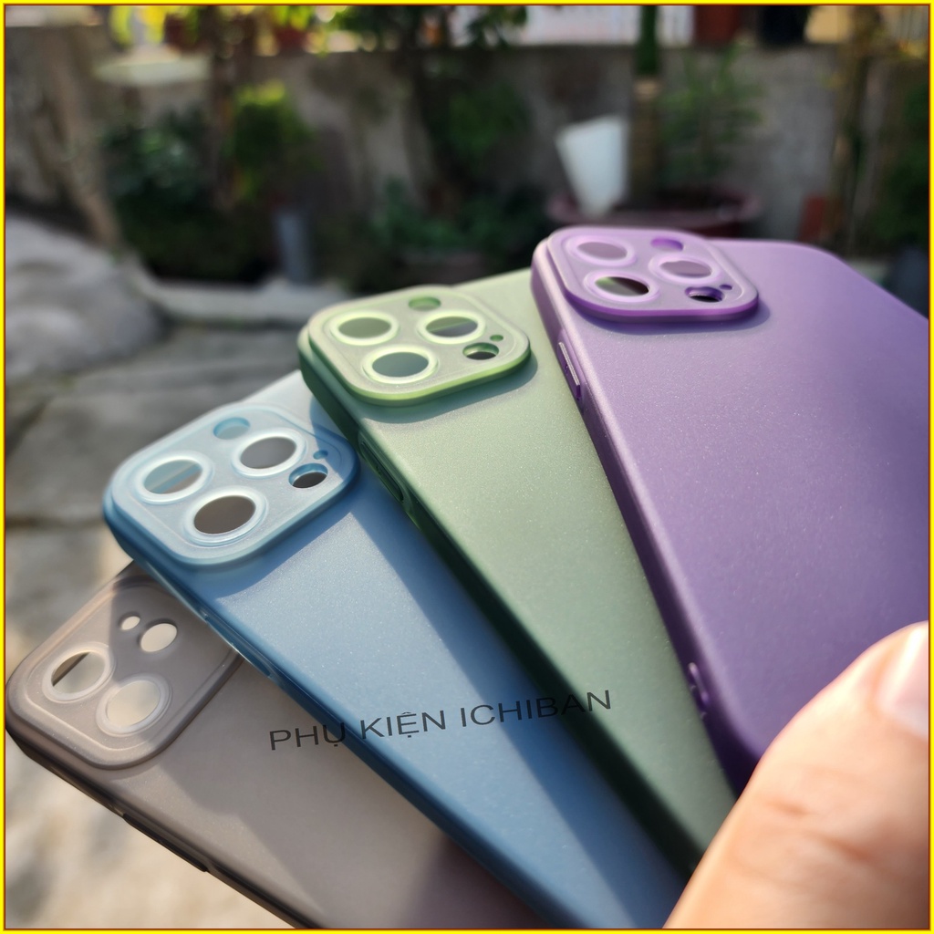 Ốp Dẻo Màu Gor IPhone 14 Pro Max/ 14 Pro/ 14 Plus, 13 Pro Max/ 13/ 13 Pro Bảo Vệ Camera, Mờ Không Bám Vân Tay - Hãng Gor