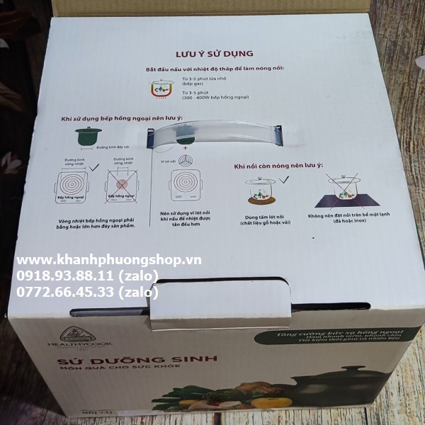 Nồi Sứ Dưỡng Sinh Minh Long Healthy Cook Hathor 7.1 L