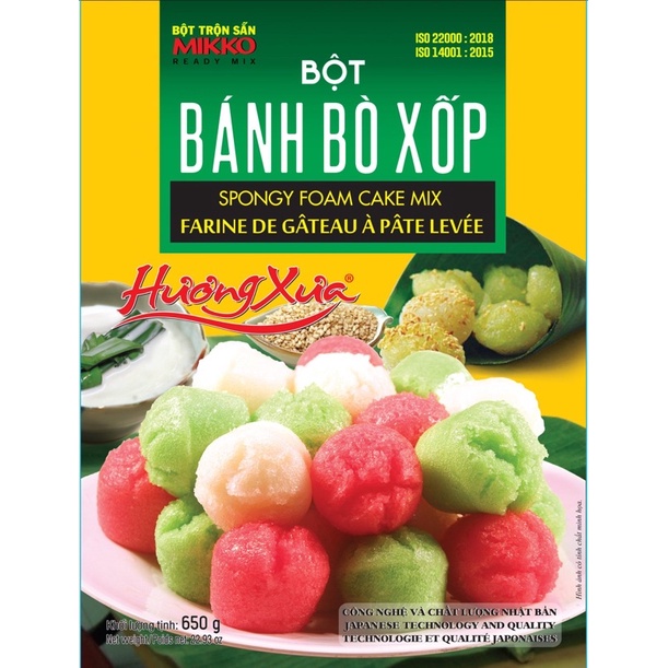 Bột bánh bò xốp có men Mikko Hương Xưa 650g