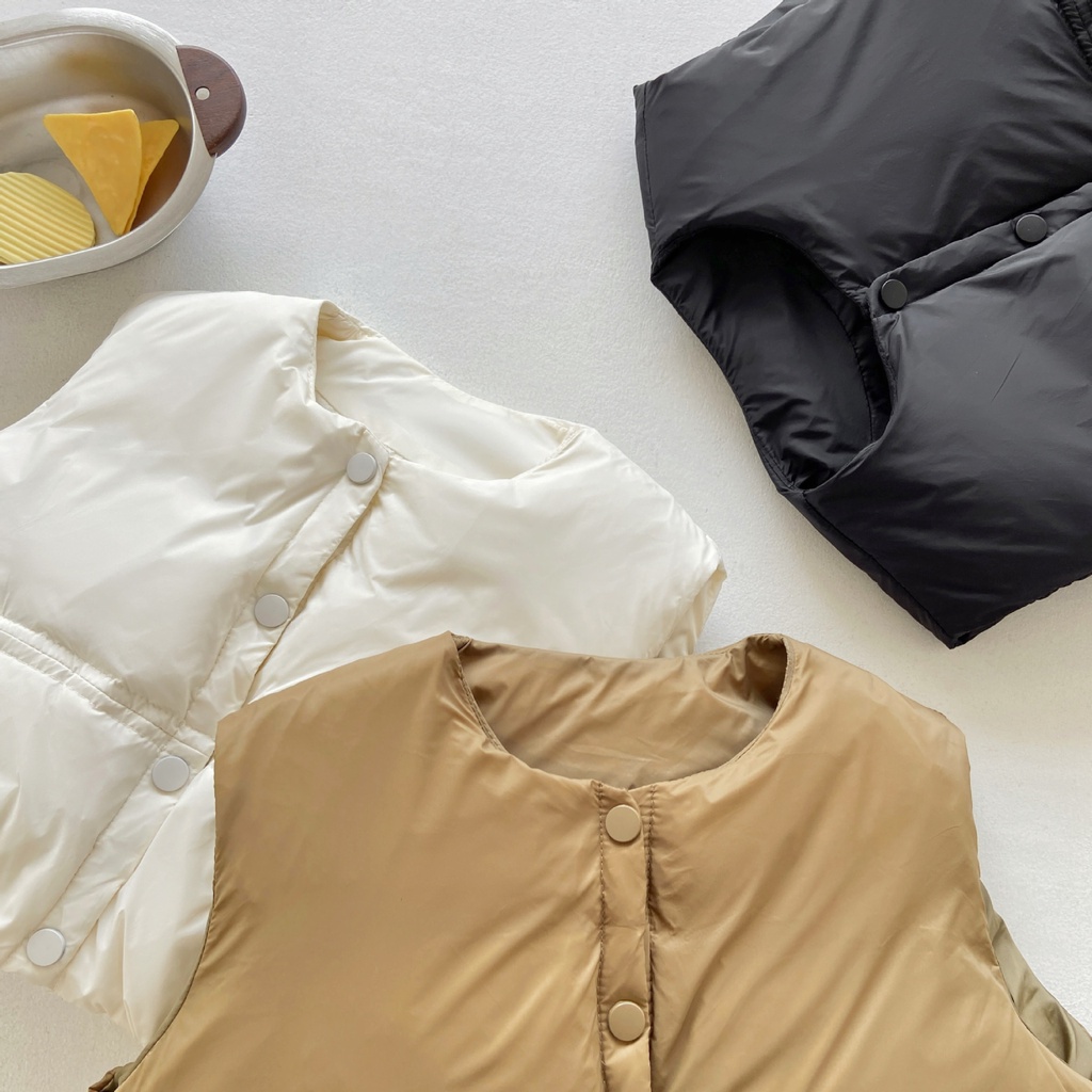 Áo ghi lê trẻ em, áo khoác phao béo cho bé 10-25kg phong cách hàn quốc siêu cá tính