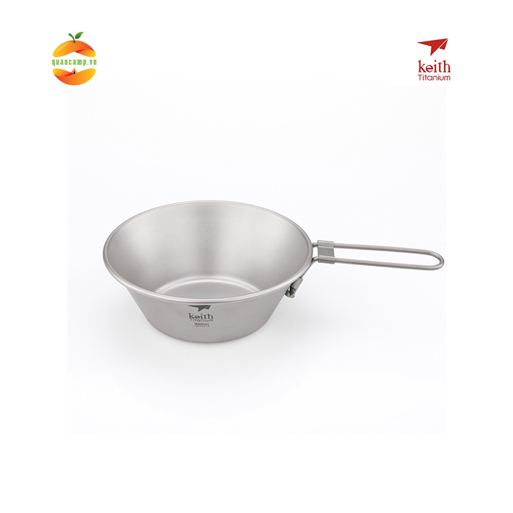 Chén ăn dã ngoại gấp gọn Titanium Keith Ti5320 - 300ml