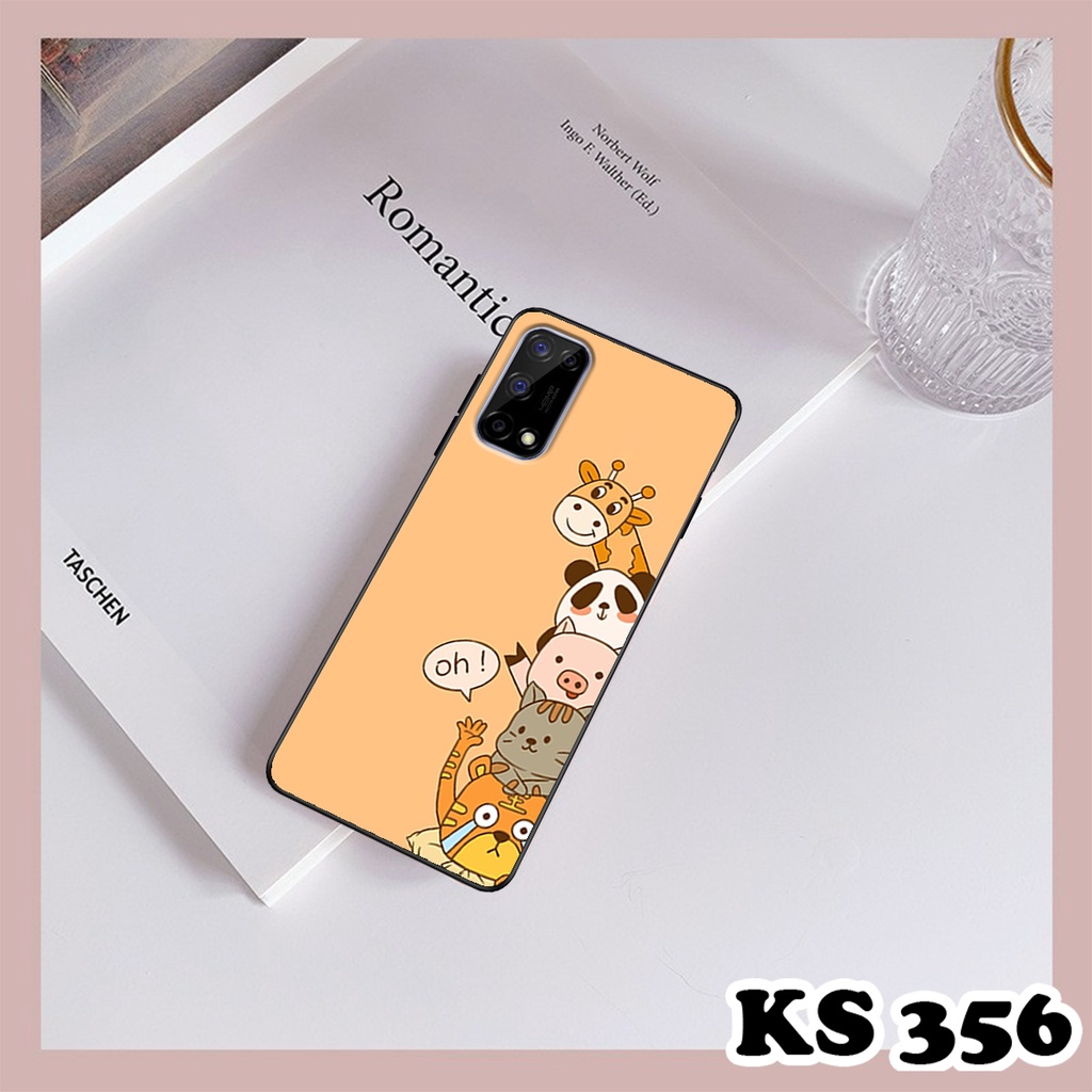 Ốp lưng Oppo Realme V5 5G - Ốp Oppo in hình Cat&amp;Bear đáng yêu - Chất liệu TPU siêu bền