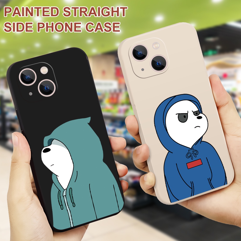 Ốp Điện Thoại Silicon Mềm Họa Tiết Hoạt Hình Cho iPhone 14 Pro Plus Max 13 12 11 mini Pro Max XS XR X 7 8 SE 6 6S mini Pro