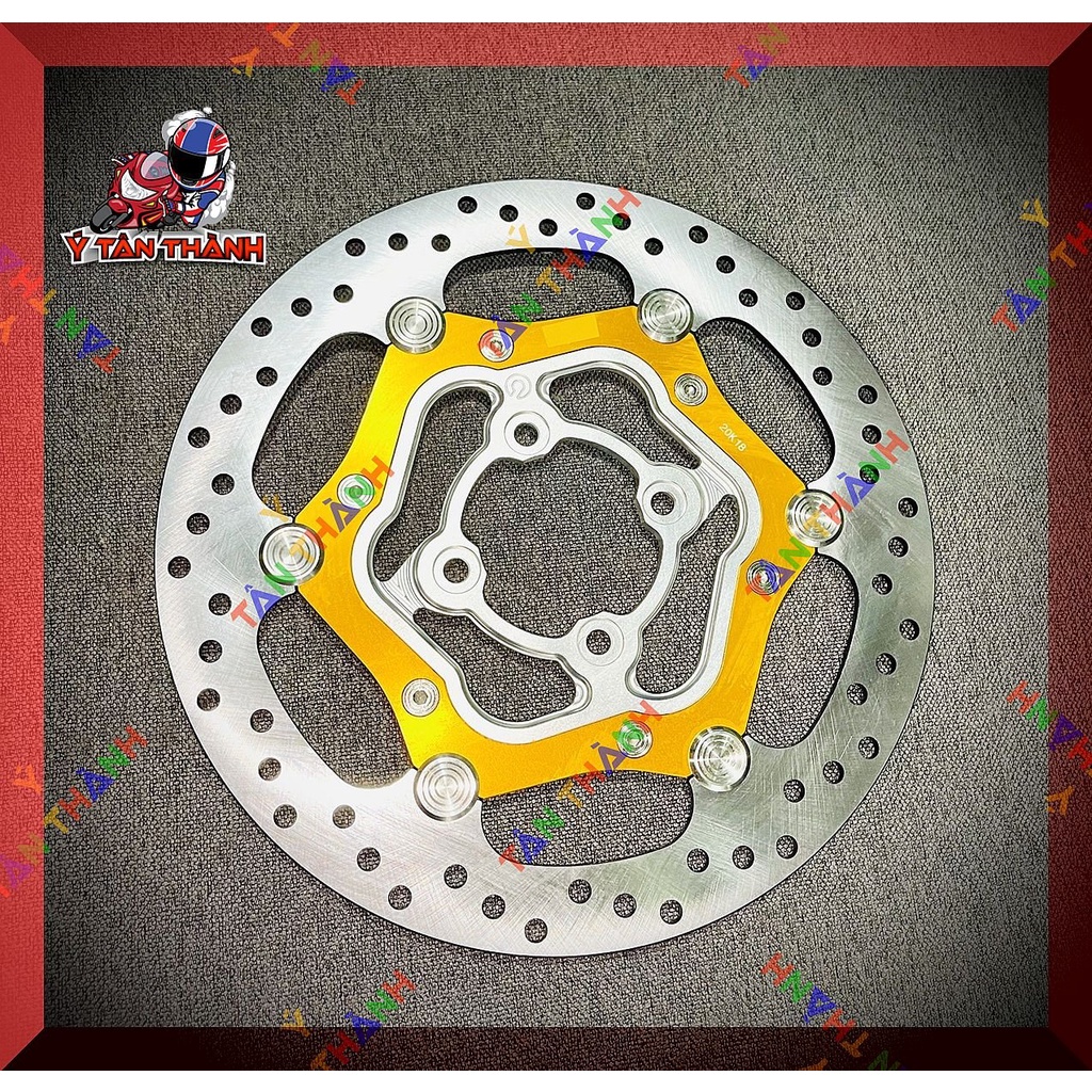 Đĩa thắng rembo over 267mm long đền inox MS36