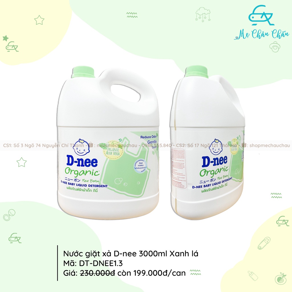 [Đủ Mẫu] Nước Giặt Xả Quần Áo Trẻ Em Sơ Sinh DNEE 3000ml Chính Hãng Công Ty Đại Thịnh