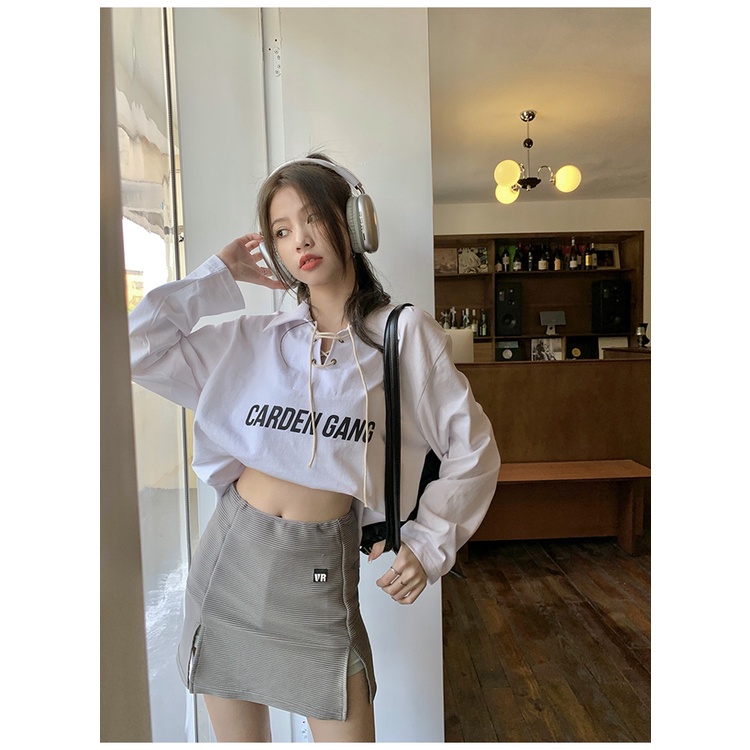 Áo polo In Chữ Thời Trang Mùa Thu Mới Cho Nữ