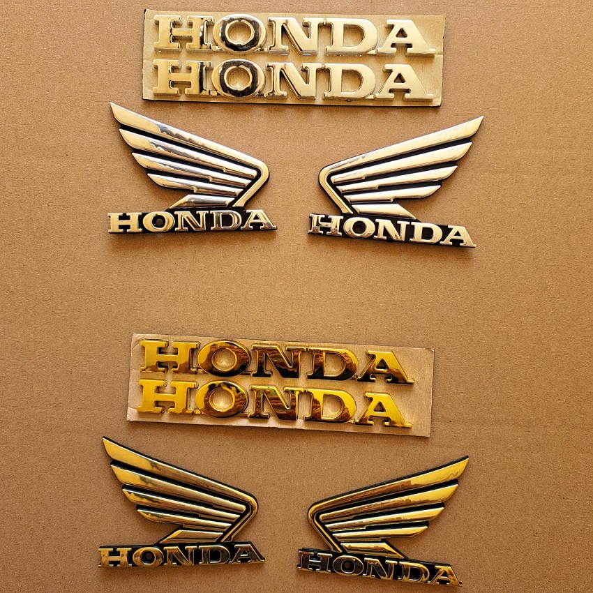 Tem honda logo cánh chim tem chữ nổi honda