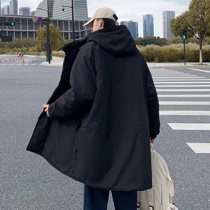 Áo khoác đệm dày dáng rộng phong cách Hàn Quốc thời trang mùa đông dành cho nam TF1