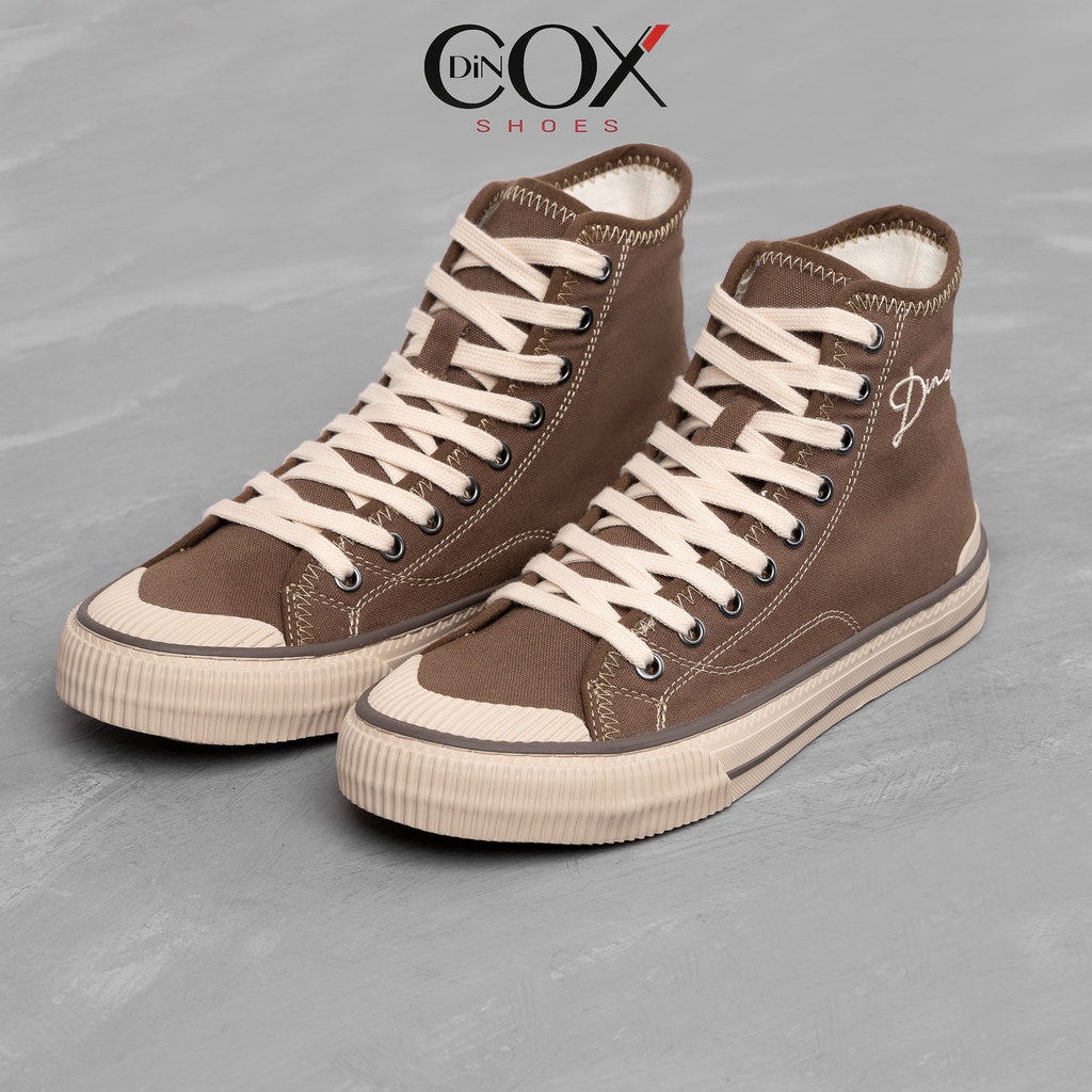 Giày Sneaker Vải Unisex DINCOX D21 Phong Cách Ấn Tượng Hi Chocolate