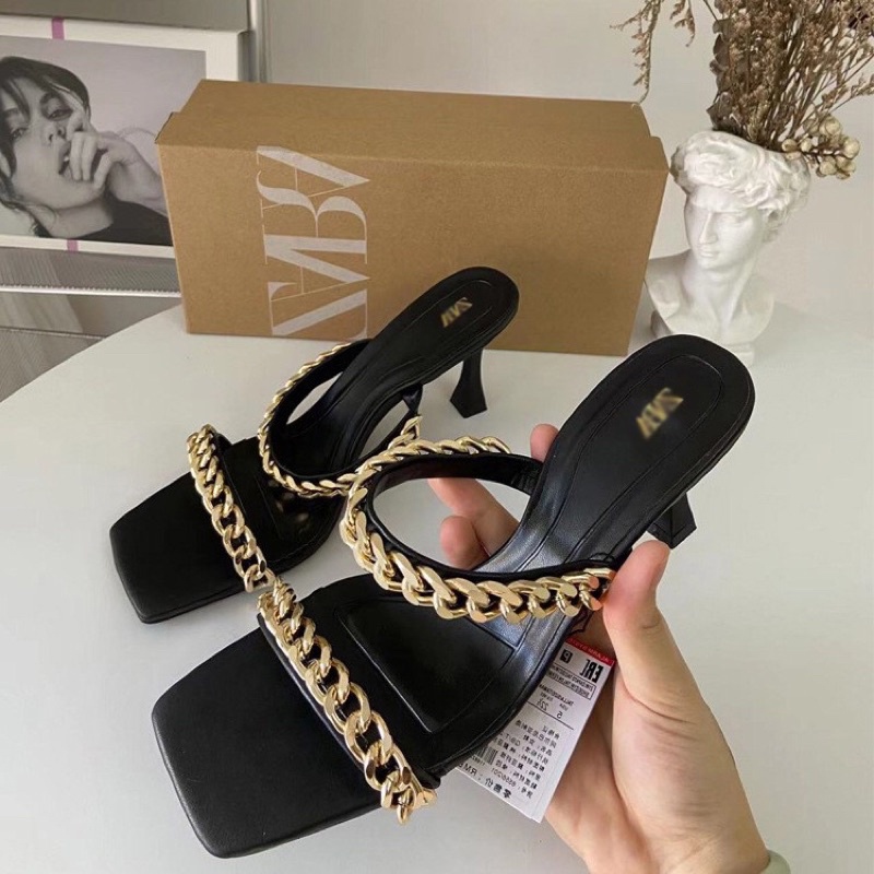 Giày zr xích cao gót  Nmine Store FULLBOX xịn xò