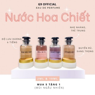 Tinh dầu nước hoa Pháp chiết 2ml mẫu thử hàng cao cấp