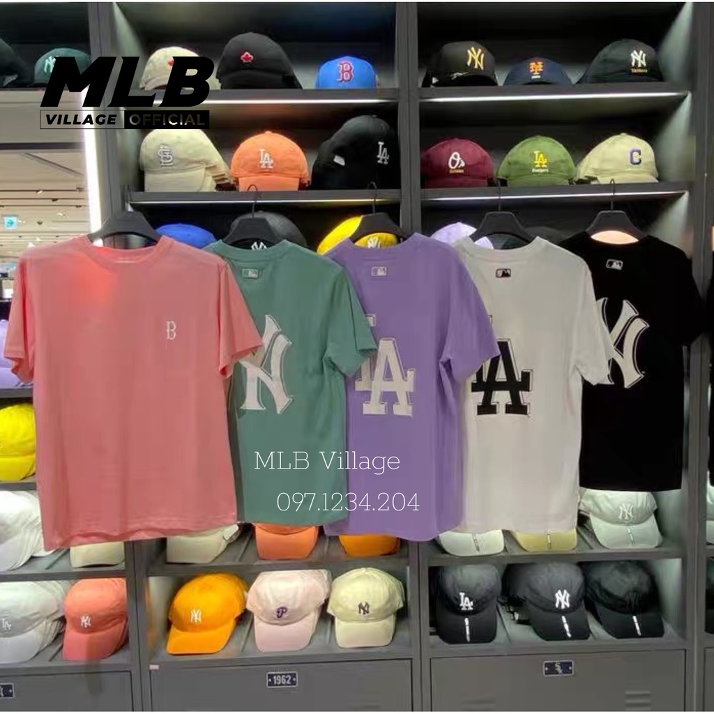 Áo Thun MLB Basic Big-Logo New York Yankees - Áo thun MLB Nam Nữ chính hãng