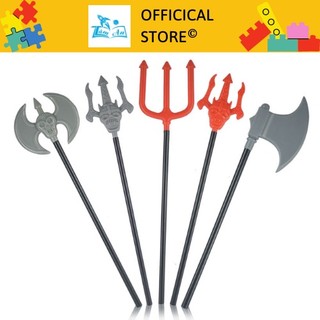 Đồ Chơi Cây Lưỡi Hái/Đinh Ba/Rìu Phụ Kiện Hóa Trang Cho Bé Bằng Nhựa Dài 50cm Trang Trí Tiệc Halloween
