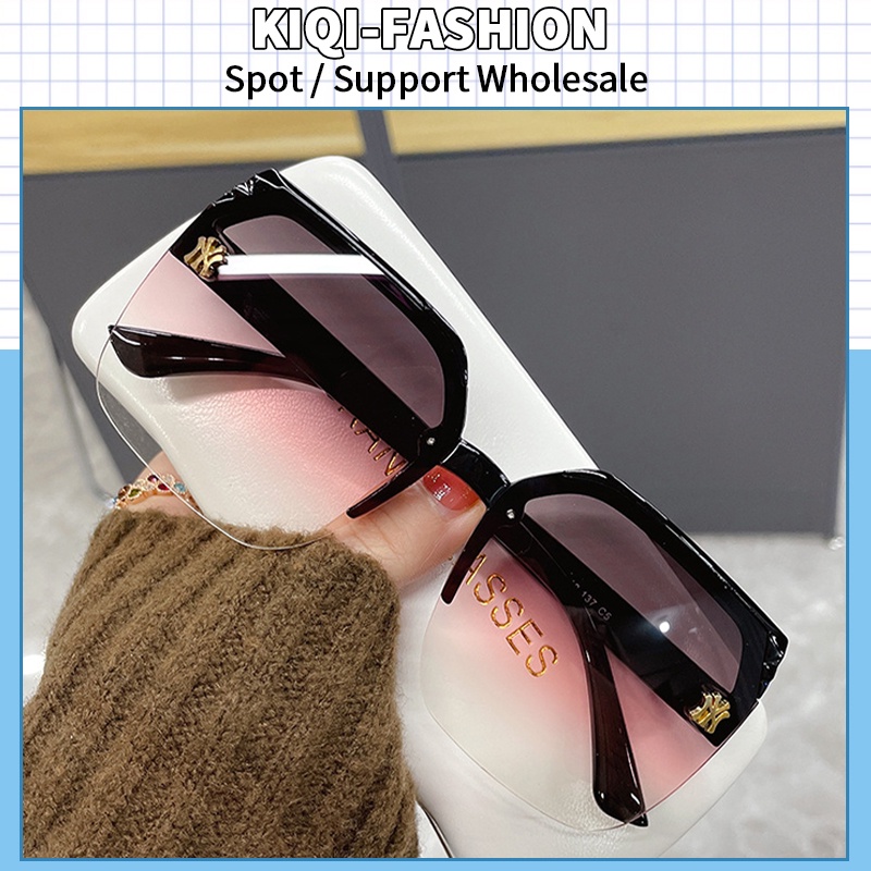 Kính Mát Nửa Gọng Vuông Chống Tia UV Thời Trang Mới