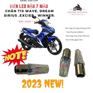 Đèn hậu nháy audi xe máy nháy đuổi chớp đuổi hậu led chớp nháy hậu nháy 7 mẫu mới 2023