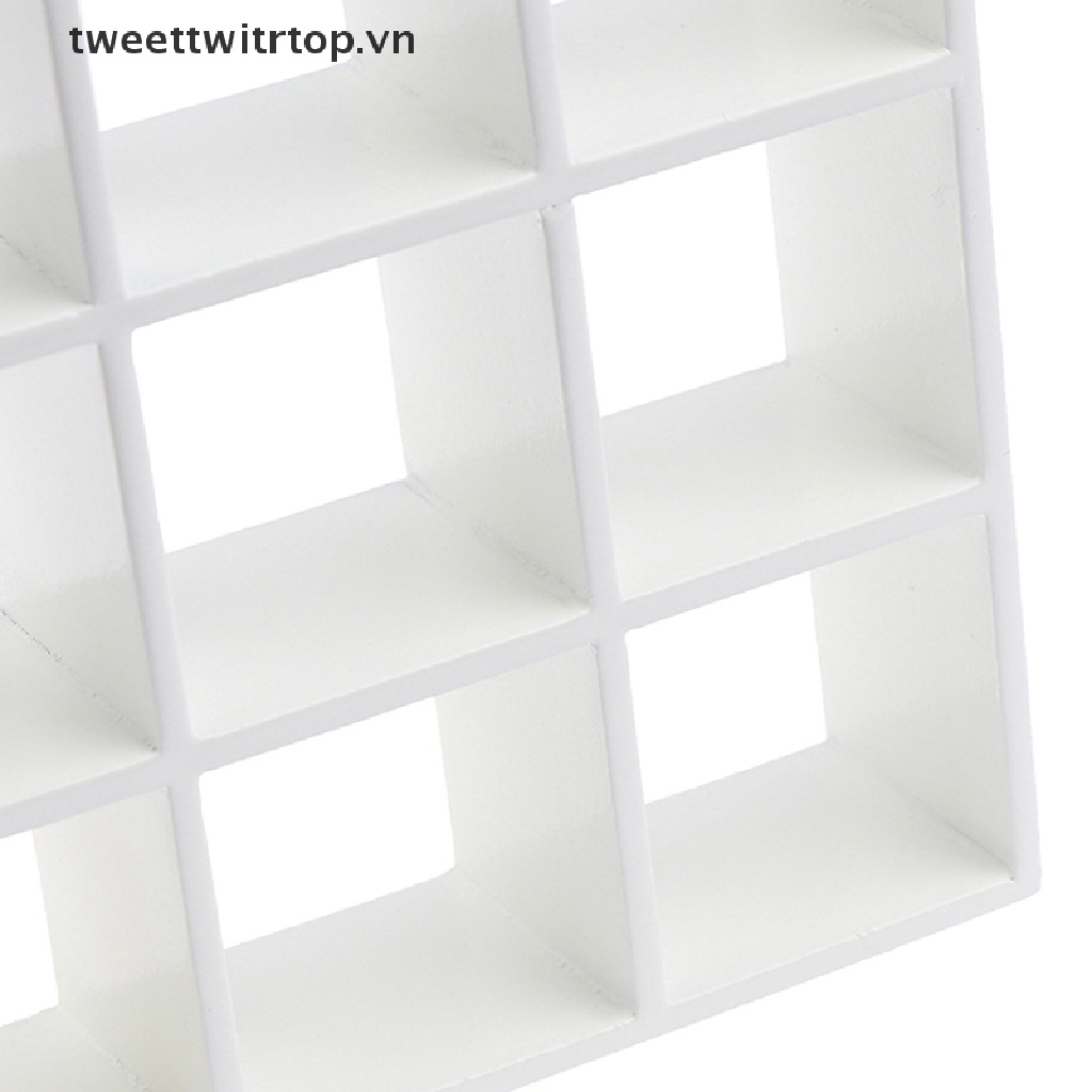 1 Kệ Gỗ 16 Ngăn 1: 12 Trang Trí Nhà Búp Bê