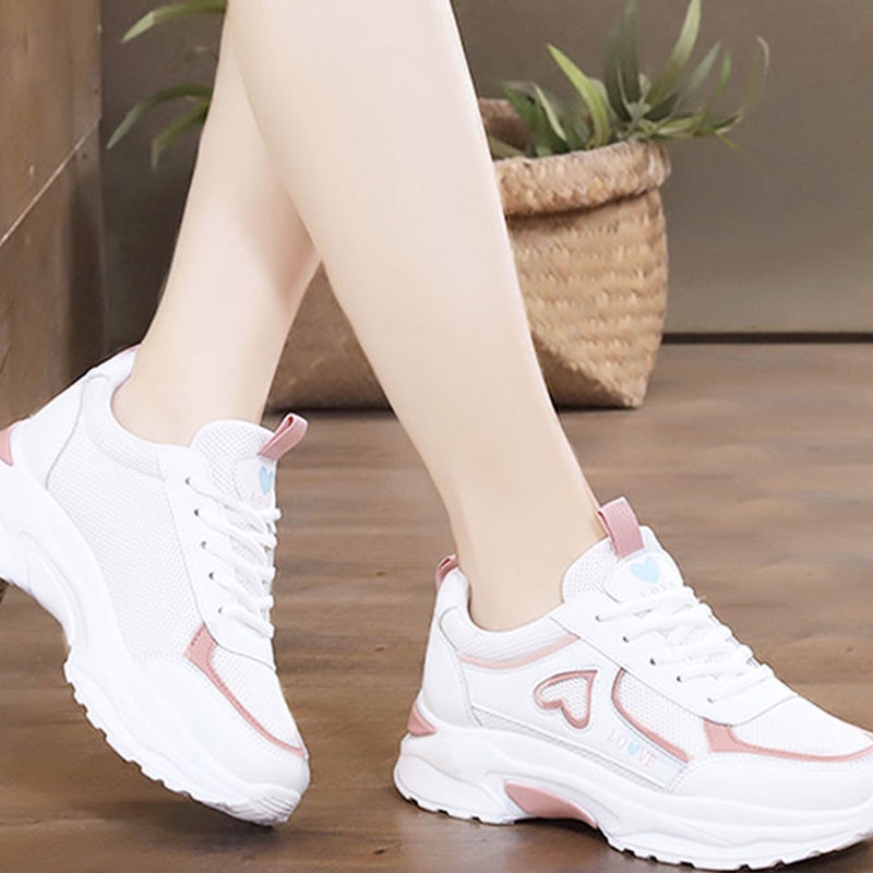 One more shoes Giày Thể Thao Phối Lưới Siêu Nhẹ Thoải Mái Thời Trang Hàn Quốc Mới Cho Nữ