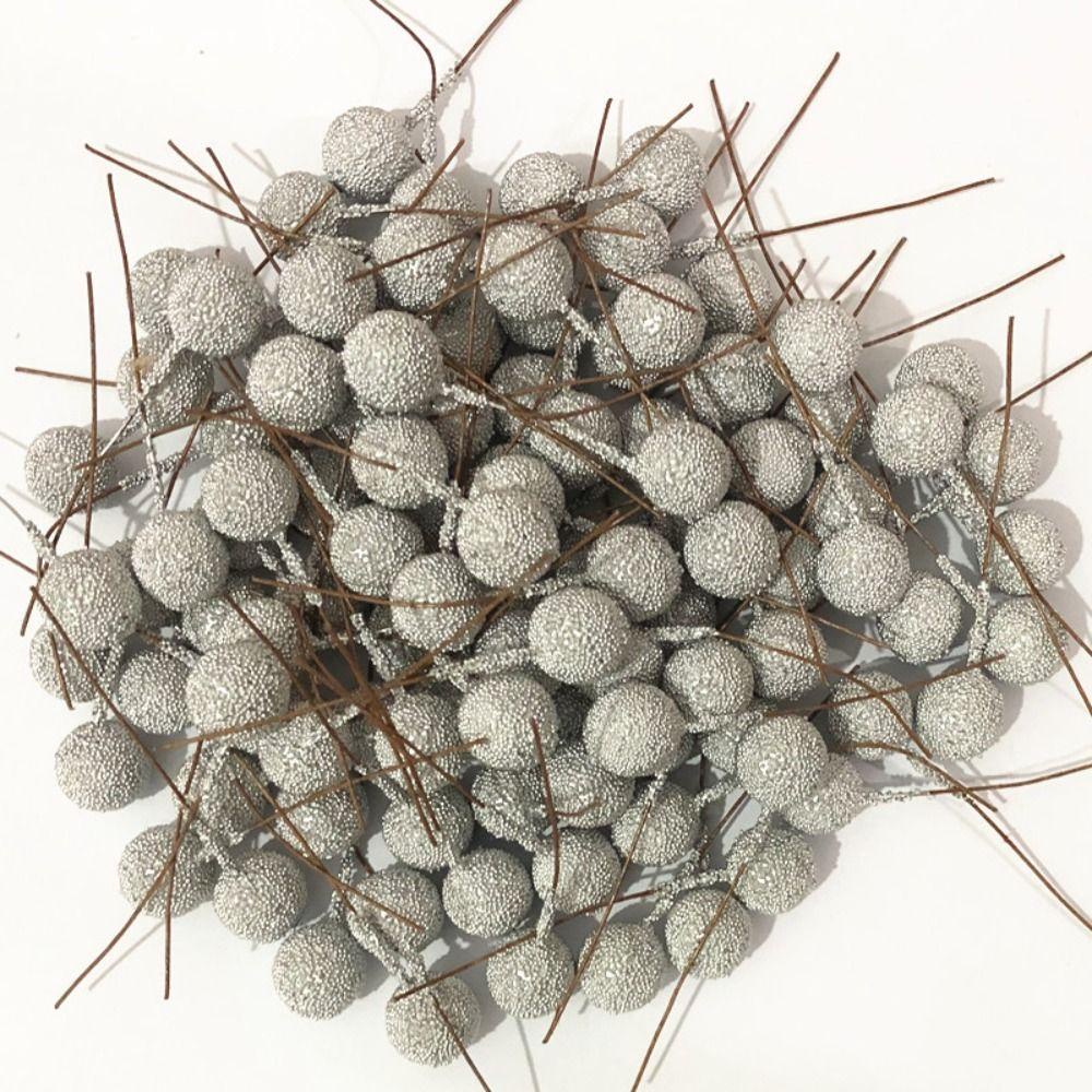 Bộ 40 Bông Hoa / Trái Cây Nhân Tạo Bằng Kính Dùng Trang Trí Tiệc Cưới DIY