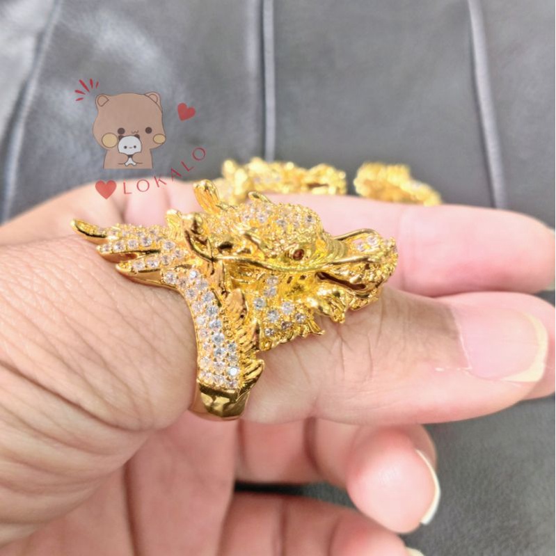 Nhẫn Rồng Nam Mắt Đỏ Kiểu Hàn Quốc Đeo Hầm Hố Như Đại Gia - Lokalo - Bao Đổi Trả Miễn Phí Lỗi Kỹ Thuật Trong 07 Ngày