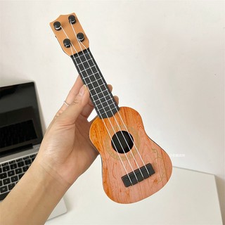 Mô Hình Đồ Chơi Đàn Ukulele Mini Để Bàn Trang Trí