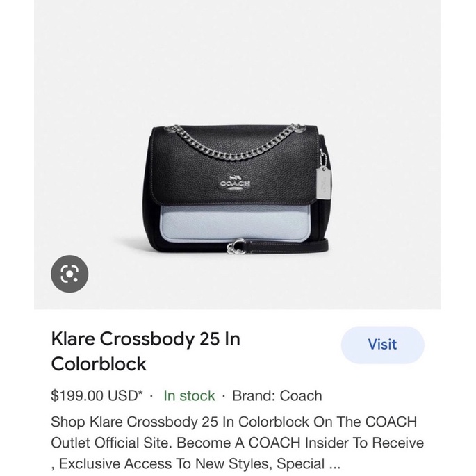 TÚI COACH KLARE CC351