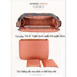 Túi đựng máy ảnh vải Canvas.MSP_3035.
