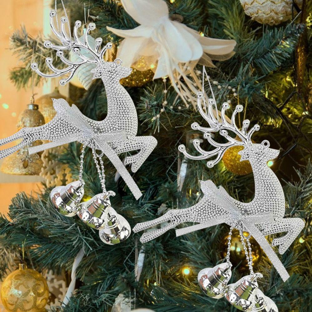 YIYU Phụ Kiện Treo Trang Trí Cây Thông Hình Tuần Lộc DIY