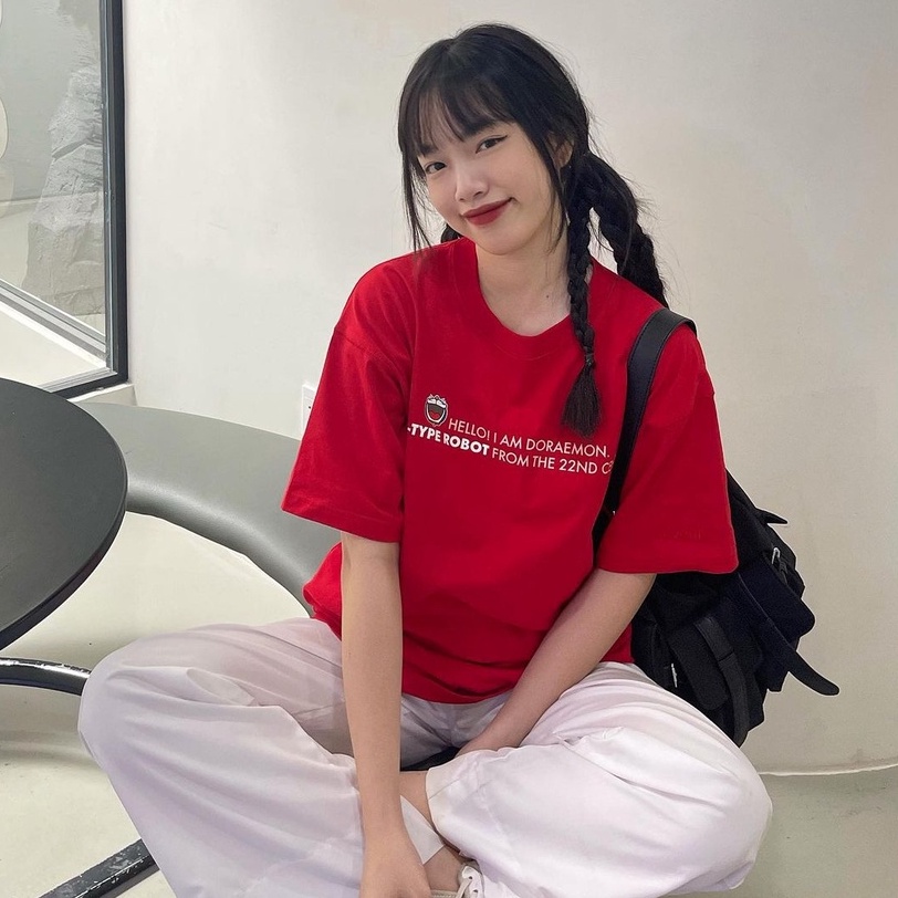 Áo thun Lì Vent x DORAEMON FAMOUS CAT áo thun tay lỡ nam nữ cao cấp KUN SHOP UNISEX3