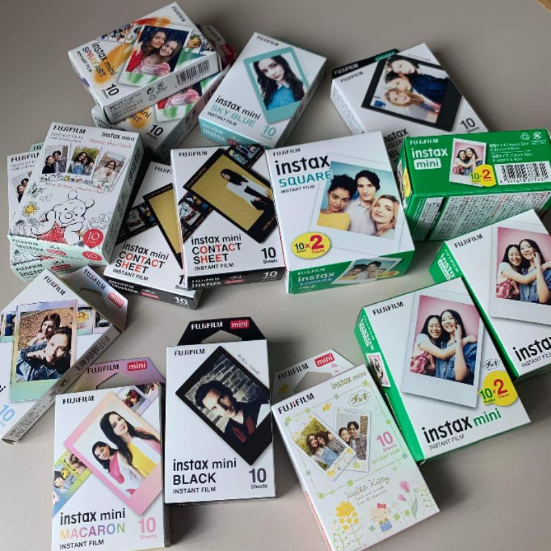FILM MINI INSTAX HỘP 10 TẤM - VIỀN CÁC LOẠI HÌNH DATE 2025