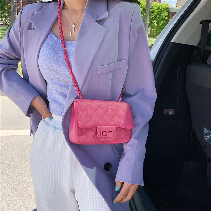 Túi đeo vai IELGY hình vuông cỡ nhỏ phong cách phương Tây thời trang cho nữ