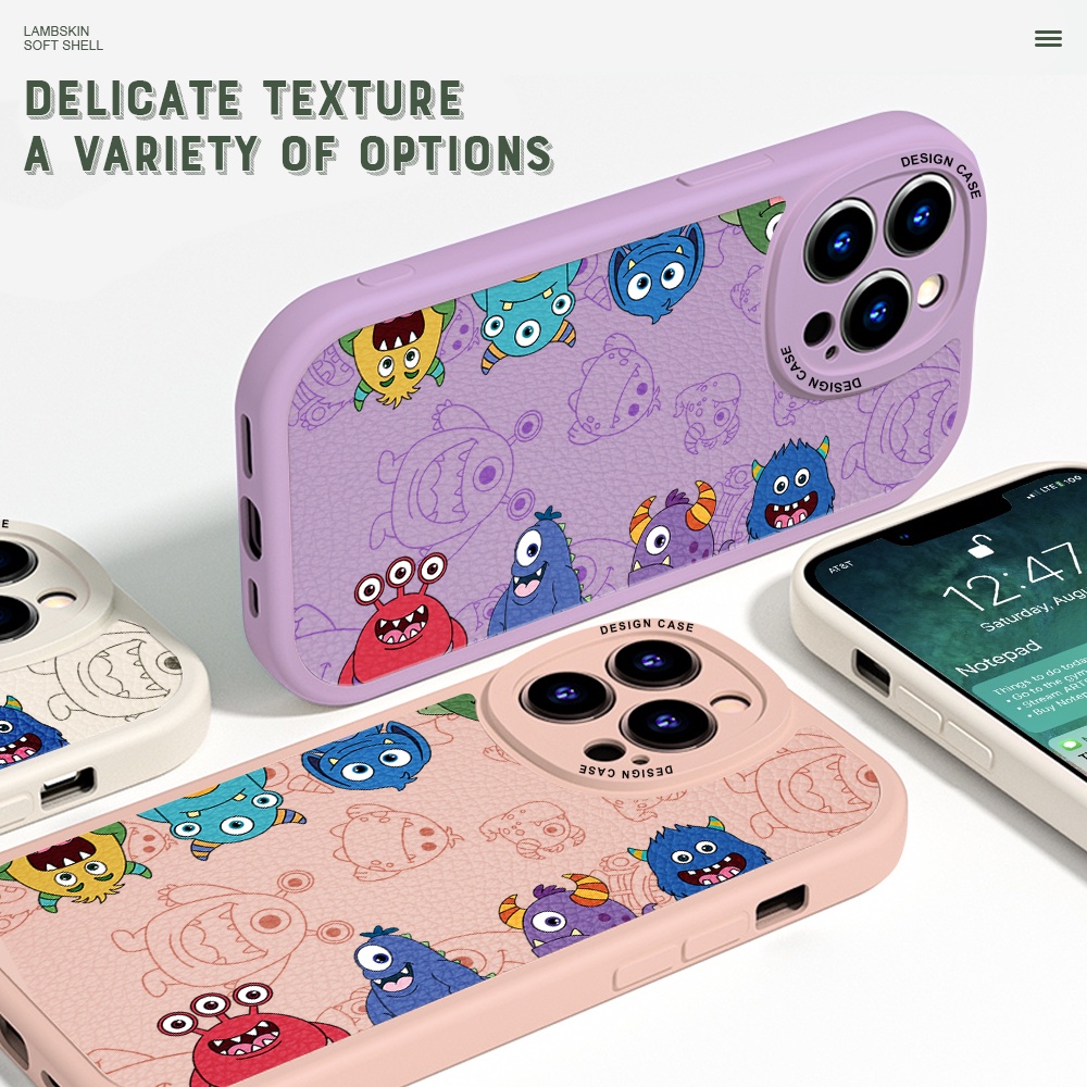 Xiaomi Mi 12 12X 11 11T Pro Lite NE 5G Cho Ốp lưng điện thoại In Hình Lambskin Little Monsters