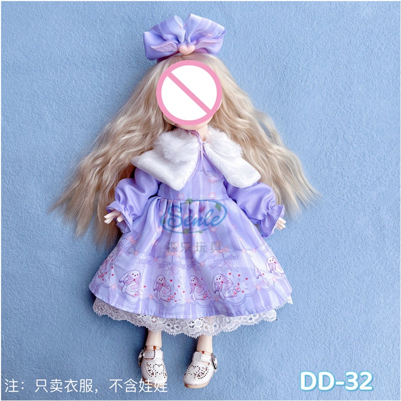 Bộ Quần Áo Thu Đông Cho Búp Bê 1 / 6 30cm