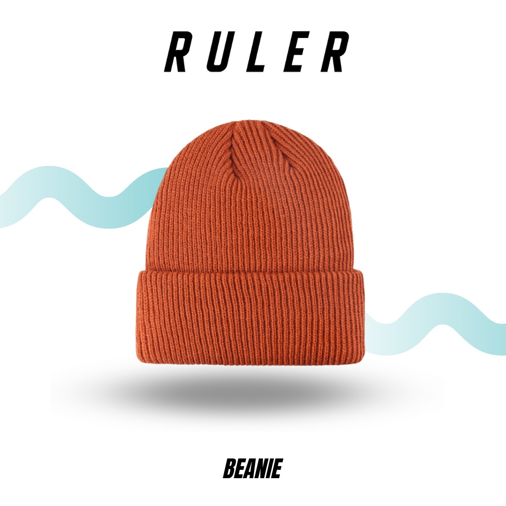 Nón len beanie basic