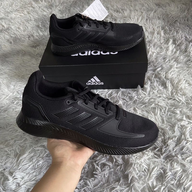 Giày thể thao nam Adidas Core Runner all đen - Hàng Chính Hãng