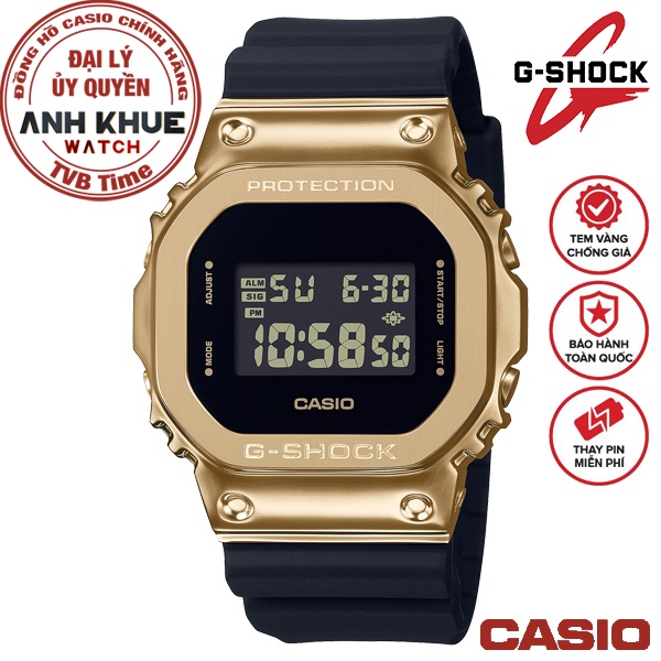 Đồng hồ nam dây nhựa Casio G-Shock chính hãng GM-5600G-9DR  - bảo hành 5 năm