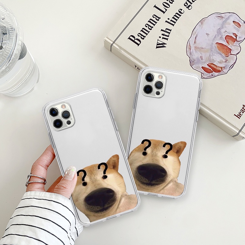 Ốp lưng iphone chó mũi to ốp vuông trong suốt bảo vệ cam 6/6splus/7/7plus/8/8plus/x/xr/xs/11/12/13/14/pro/max/plus/proma