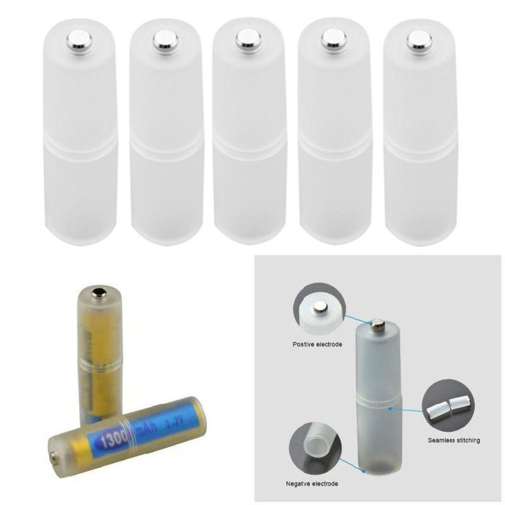 Set 10 Hộp Nhựa Đựng Linh Kiện Chuyển Đổi Từ AAA Sang AA Ốp